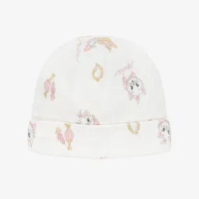 Girls Ivory Cotton Disney Hat