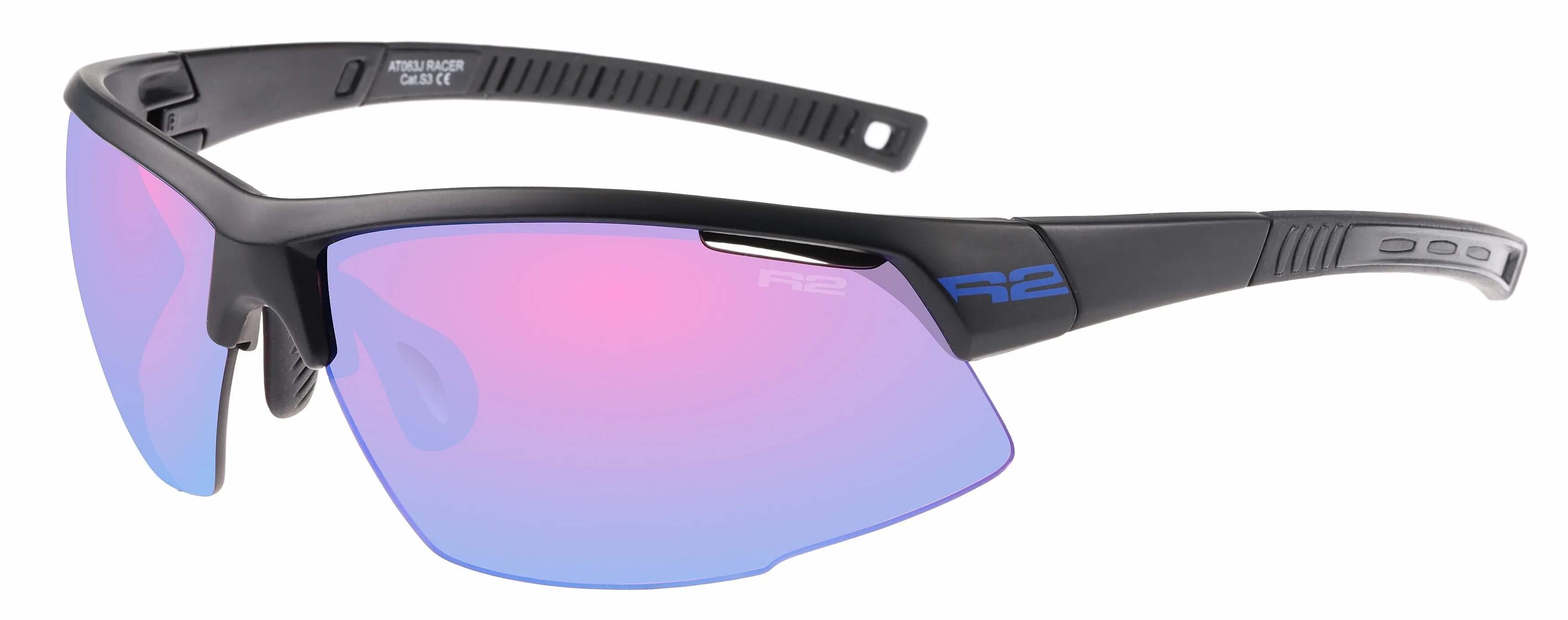 glasses R2 Racer - AT063J/Matt Black/Brown/Blue Revo