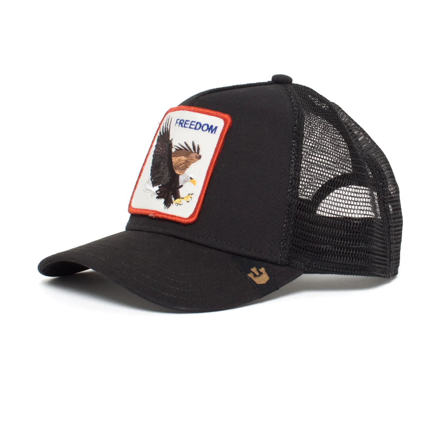 Goorin Bros Freedom Eagle Black Trucker Hat