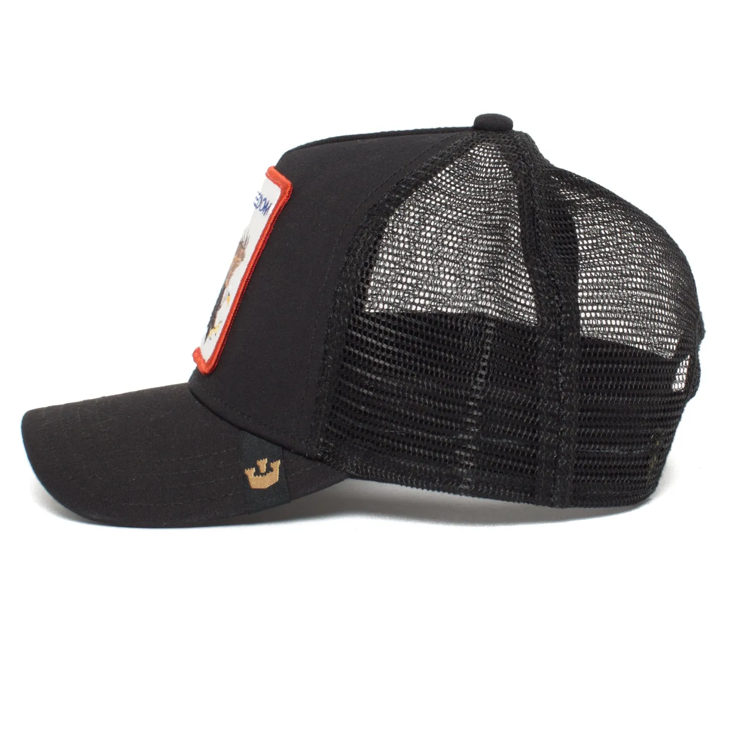 Goorin Bros Freedom Eagle Black Trucker Hat