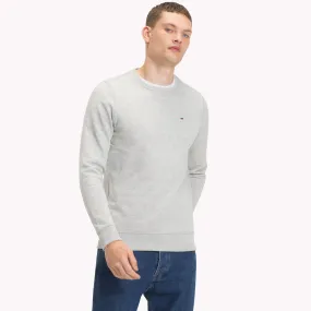 Grey Regular Fit Fleece Sweatshirt | Sweatshirts & Hoodies | Tommy Hilfiger