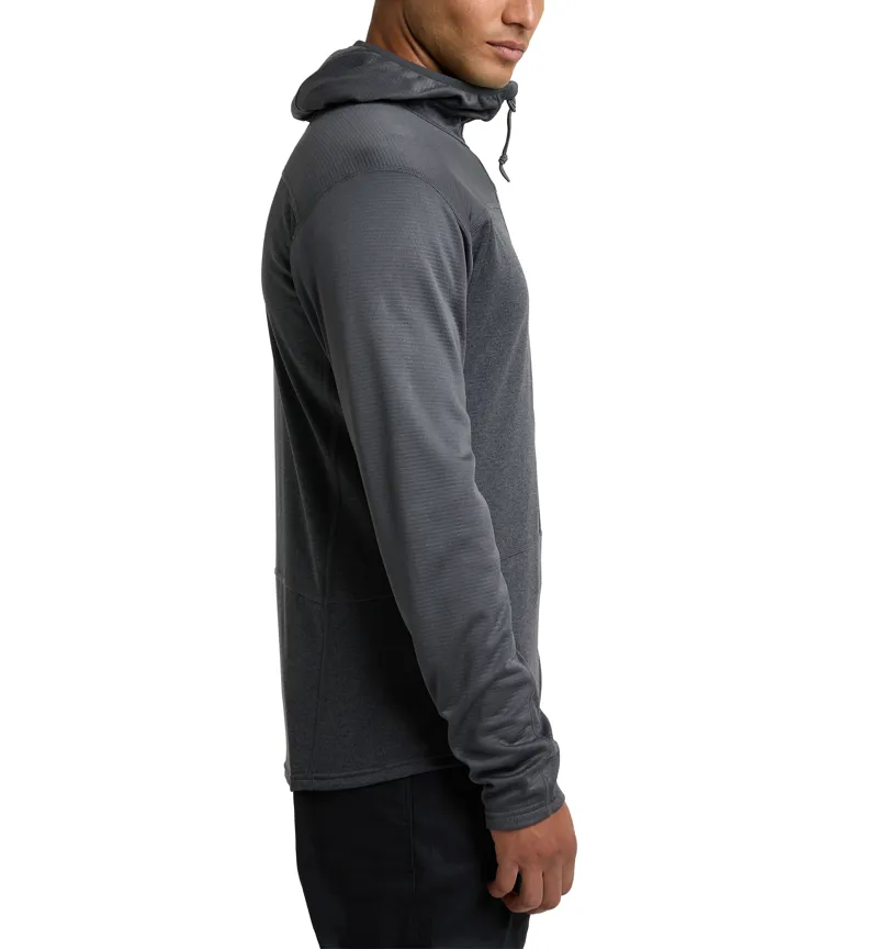 Haglofs Mens ROC Flash Mid Hoodie Magnetite