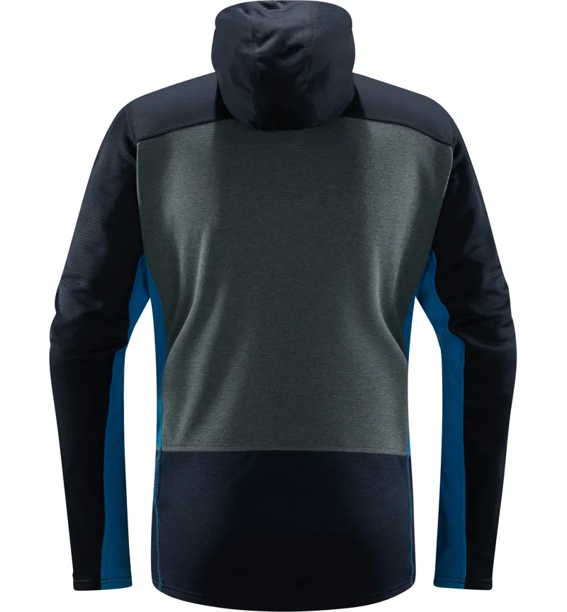 Haglofs Mens ROC Flash Mid Hoodie Tarn Blue/Steel Blue