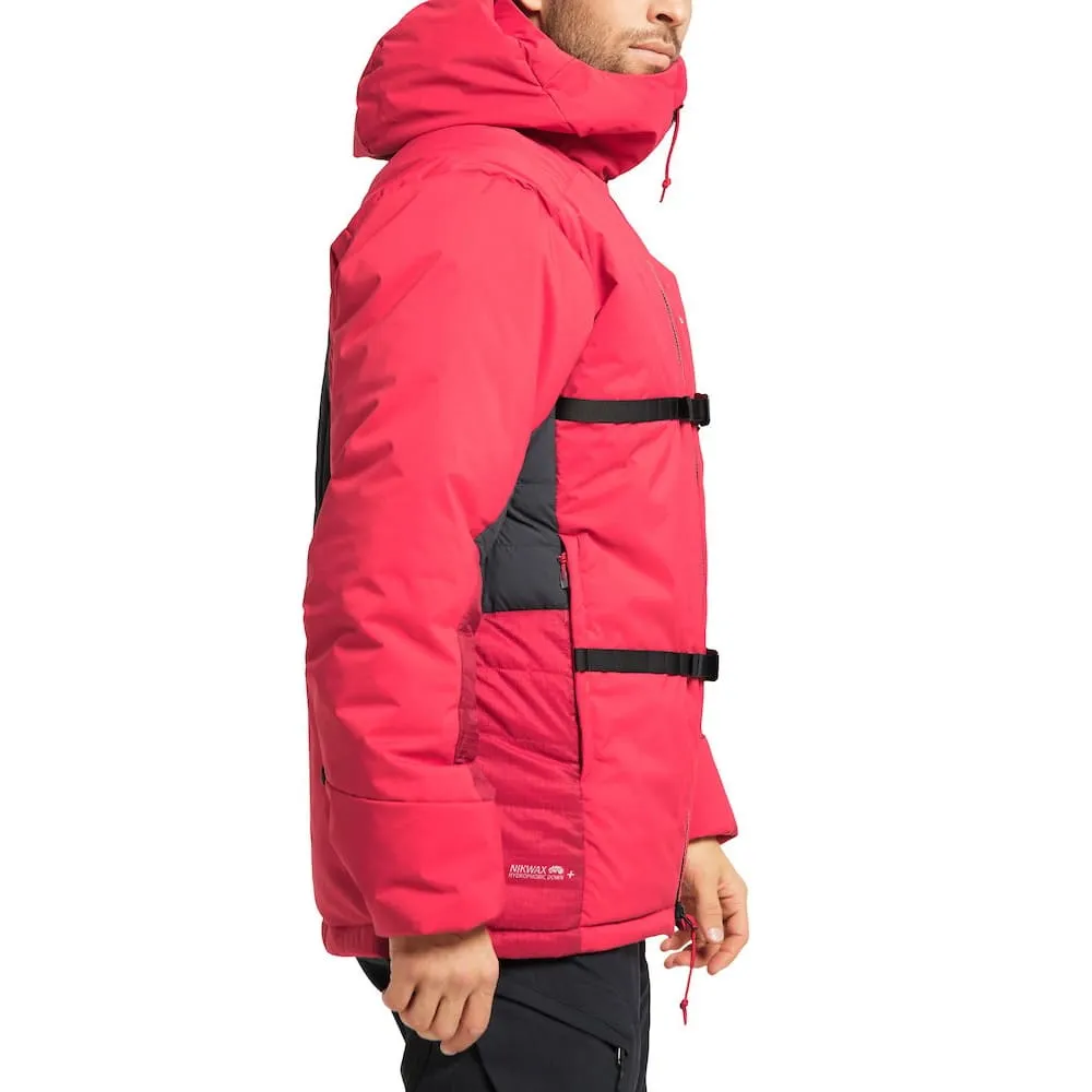 Haglöfs Nordic Expedition Down Hood Men Scarlet Red/Dala Red | Buy Haglöfs Nordic Expedition Down Hood Men Scarlet Red/Dala Red 