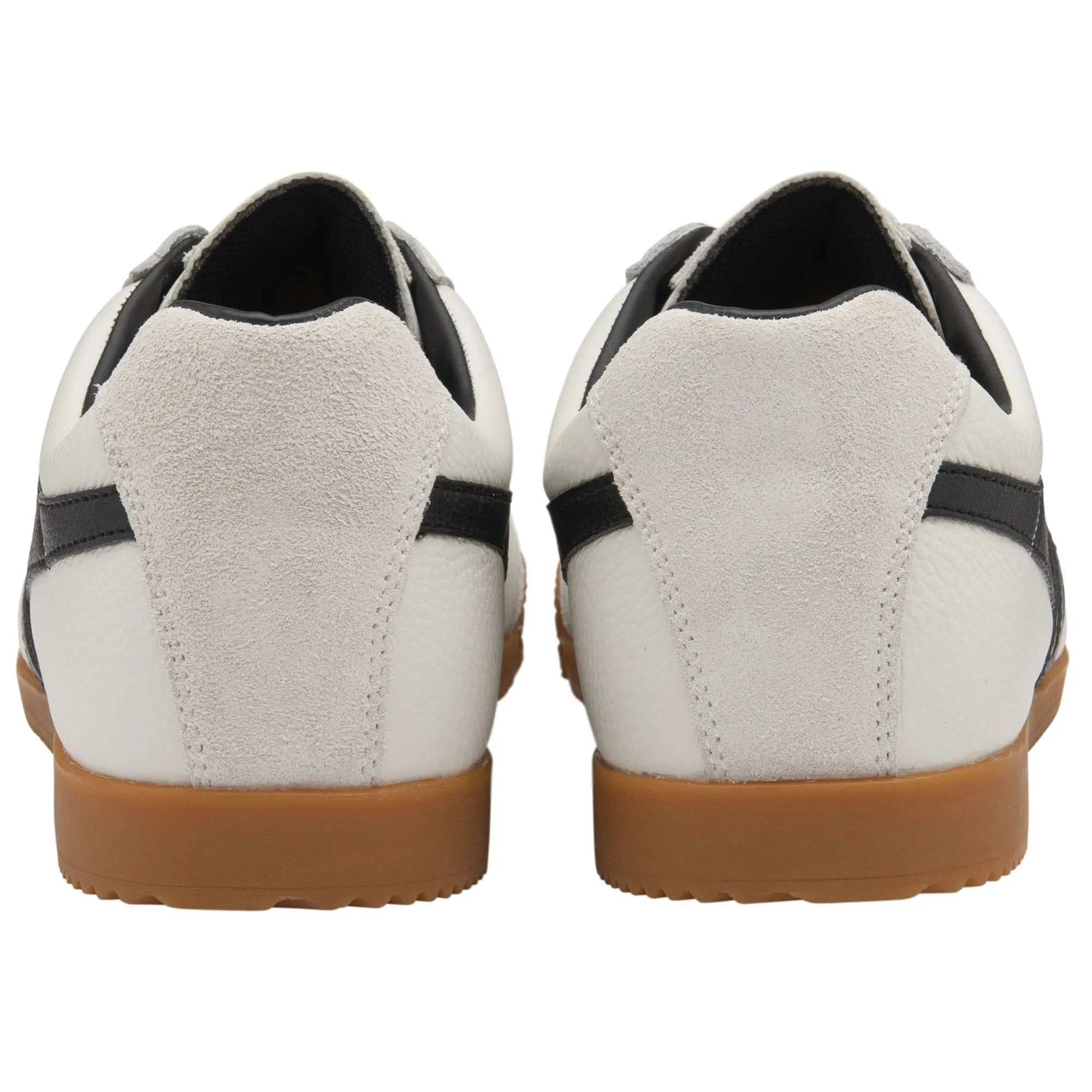 Harrier Leather Sneaker (White + Black + Black)