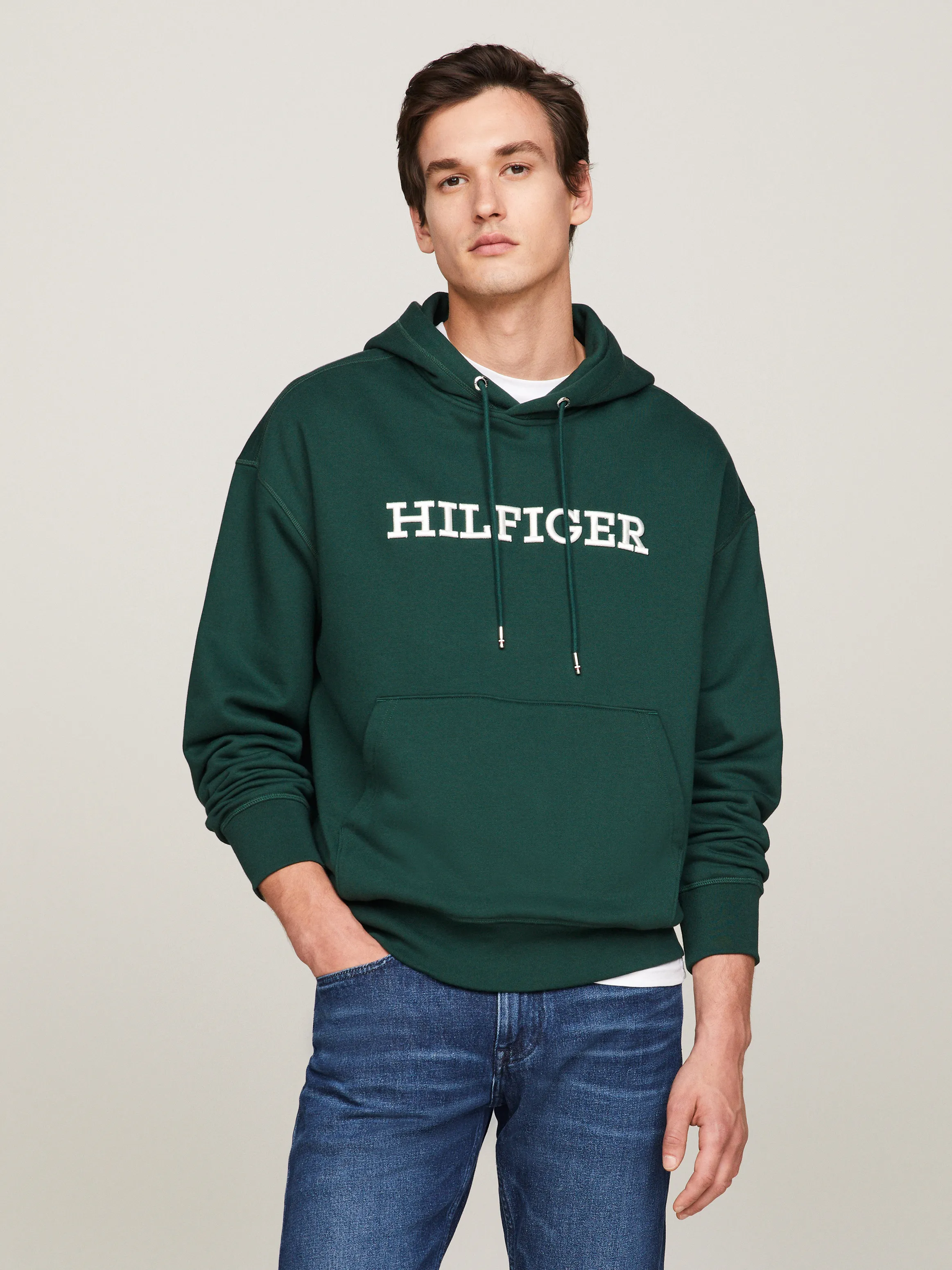 Hilfiger Monotype Embroidery Archive Fit Hoodie | Sweatshirts & Hoodies | Tommy Hilfiger