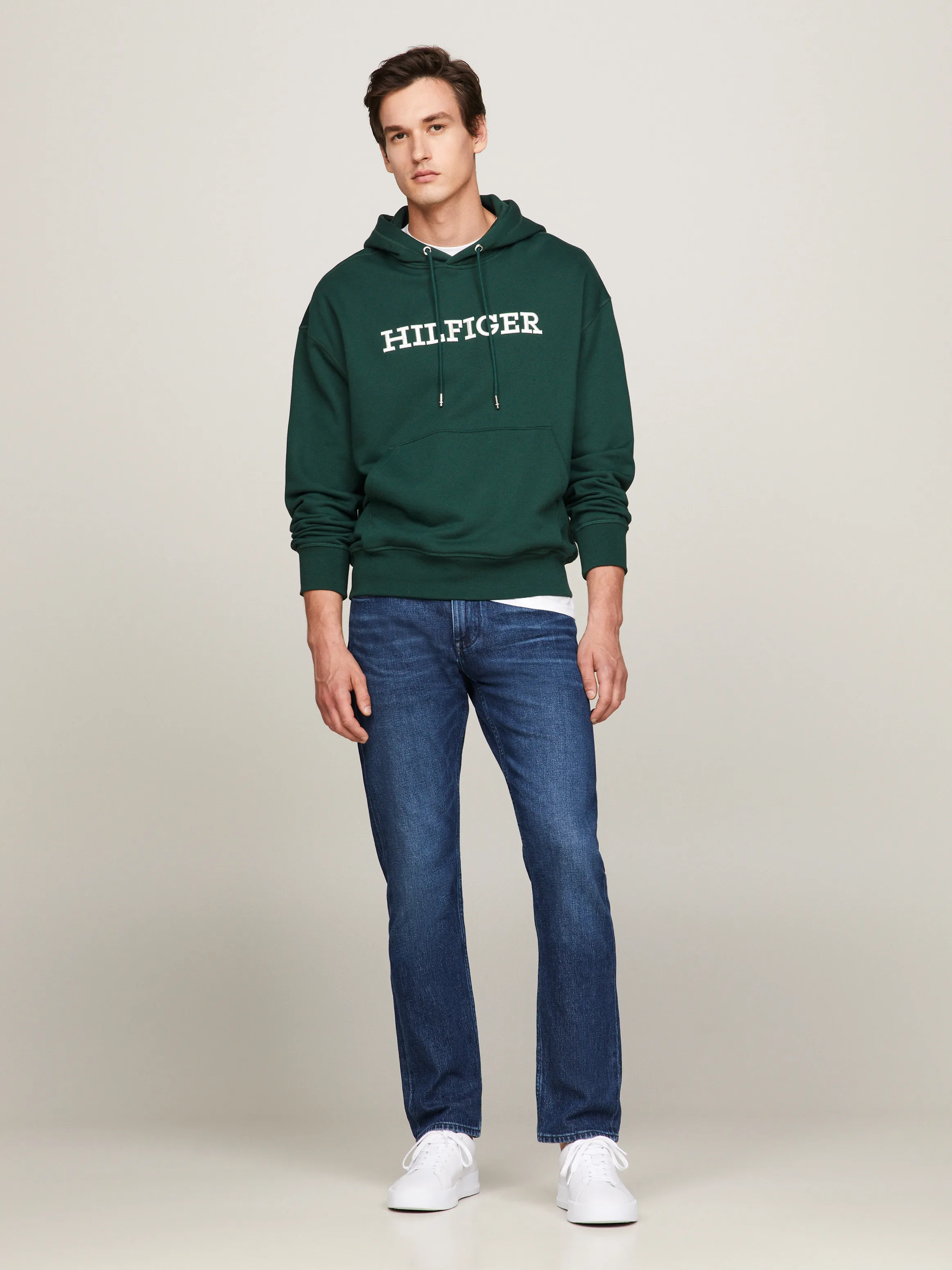 Hilfiger Monotype Embroidery Archive Fit Hoodie | Sweatshirts & Hoodies | Tommy Hilfiger