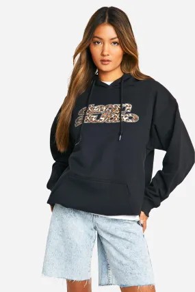 Hoodies & Sweatshirts | Dsgn Studio Leopard Printed Ovesized Hoodie | boohoo