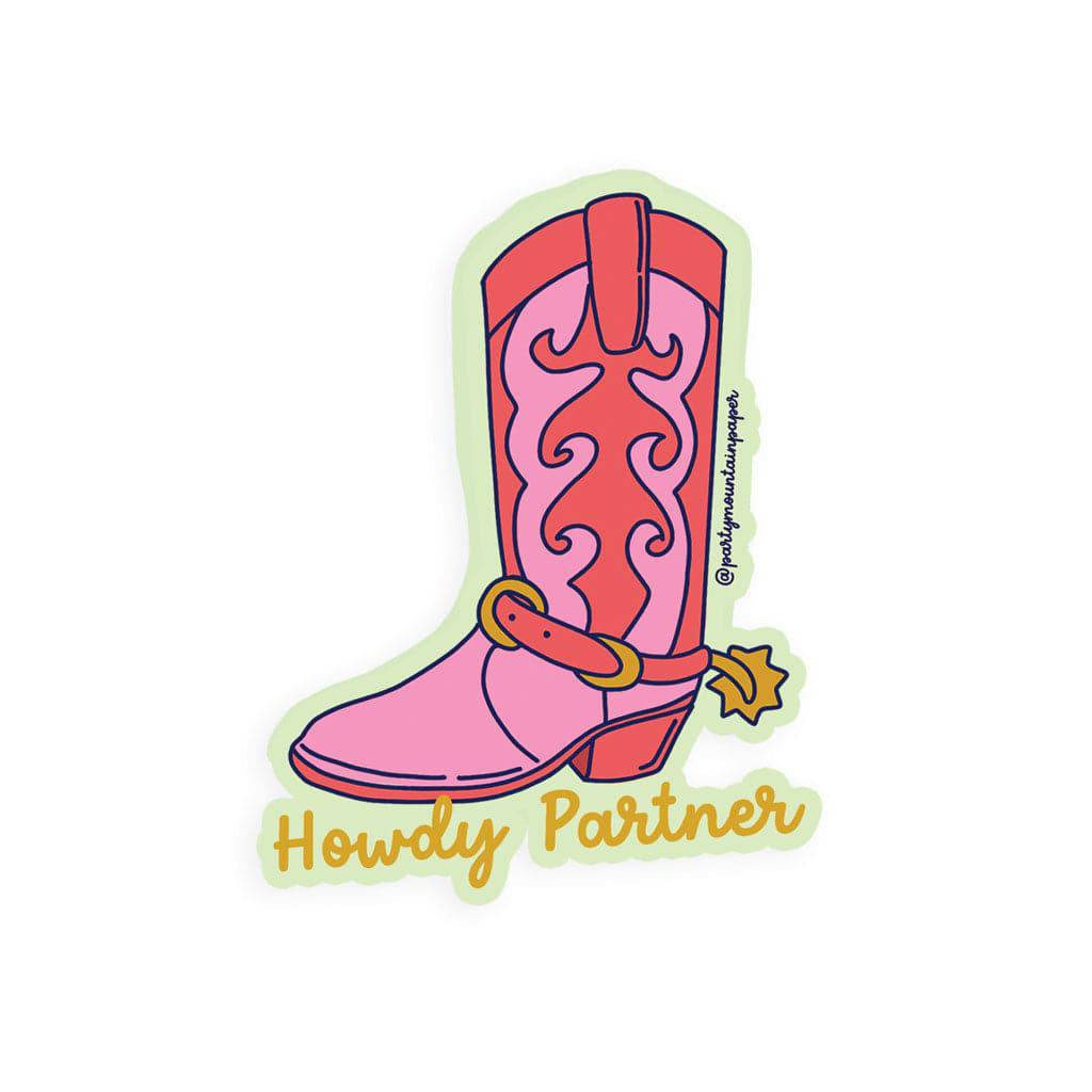 Howdy Partner Sticker