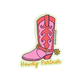 Howdy Partner Sticker