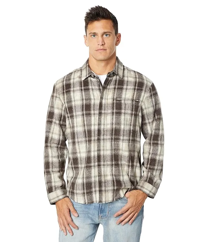 Hudson Jeans Long Sleeve Shirt Back V Seam Men's