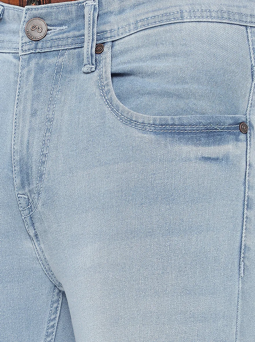 Ice Blue Washed Rider Fit Jeans | JadeBlue