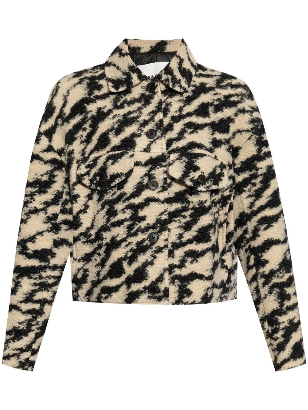 ISABEL MARANT Chic Contrast Mini Coat