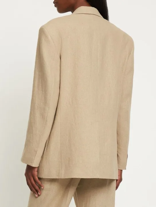 Jacquemus   La Veste d'Homme oversize linen jacket 