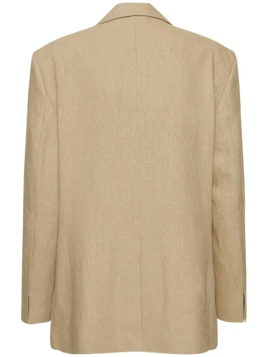 Jacquemus   La Veste d'Homme oversize linen jacket 