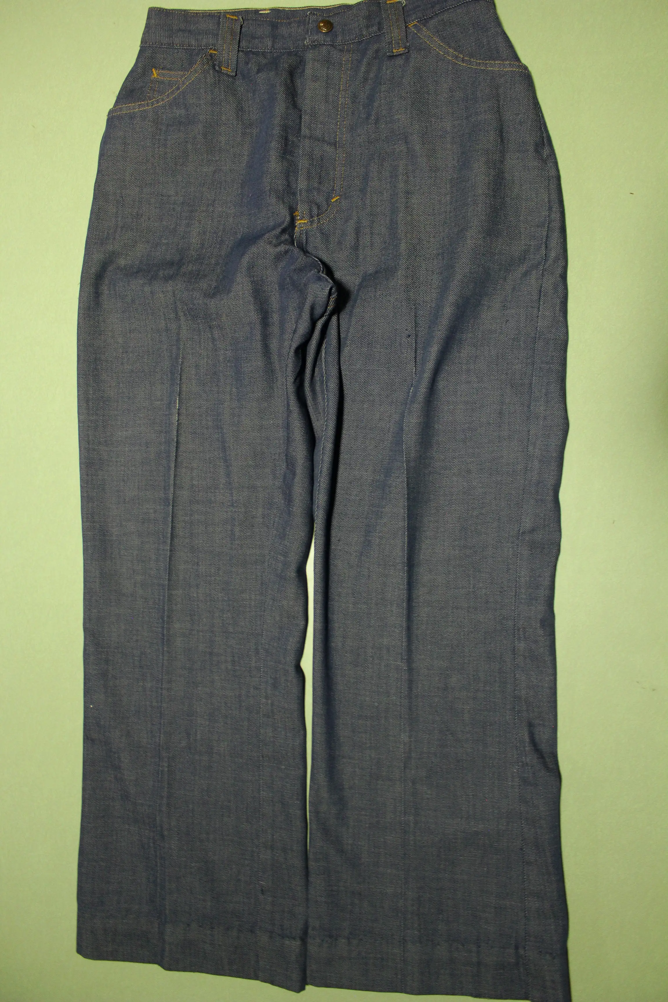 JC Penneys Vintage 70's Dark Wash Relaxed Fit Altered Waist Jeans