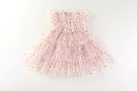 KHLOE SOFT TULLE TUTU DRESS - GOLDEN STARS: 4-5Y, 5-6Y only left