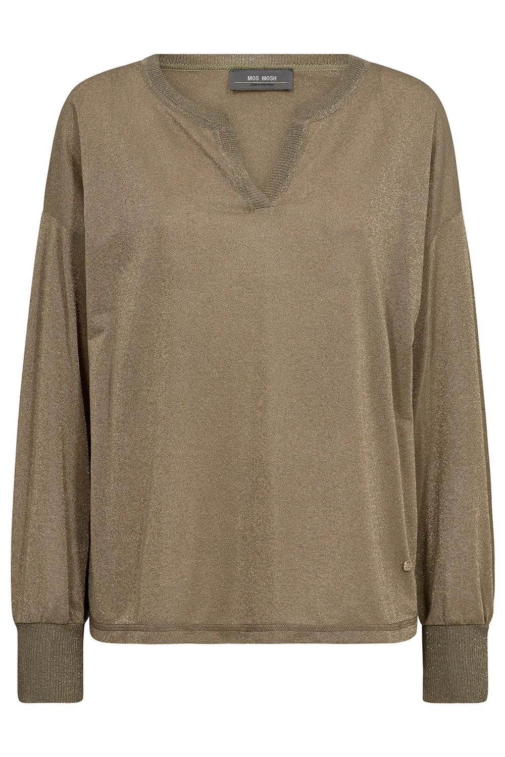 Kilana LS Blouse  | Gold | Bluse fra Mos Mosh