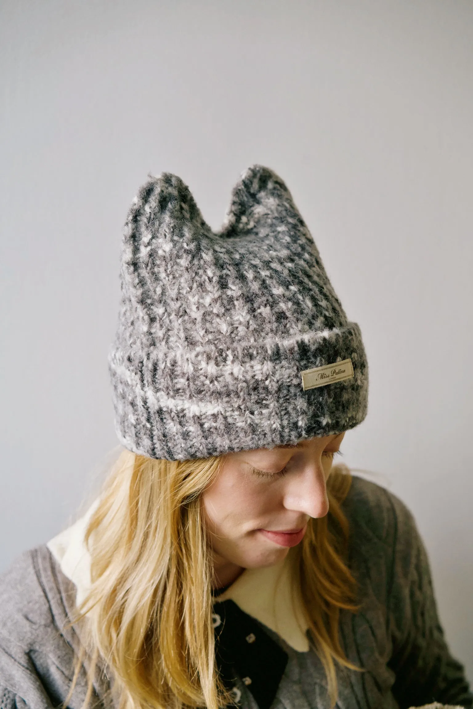 Kitty Snug Knit Hat (3 colours)