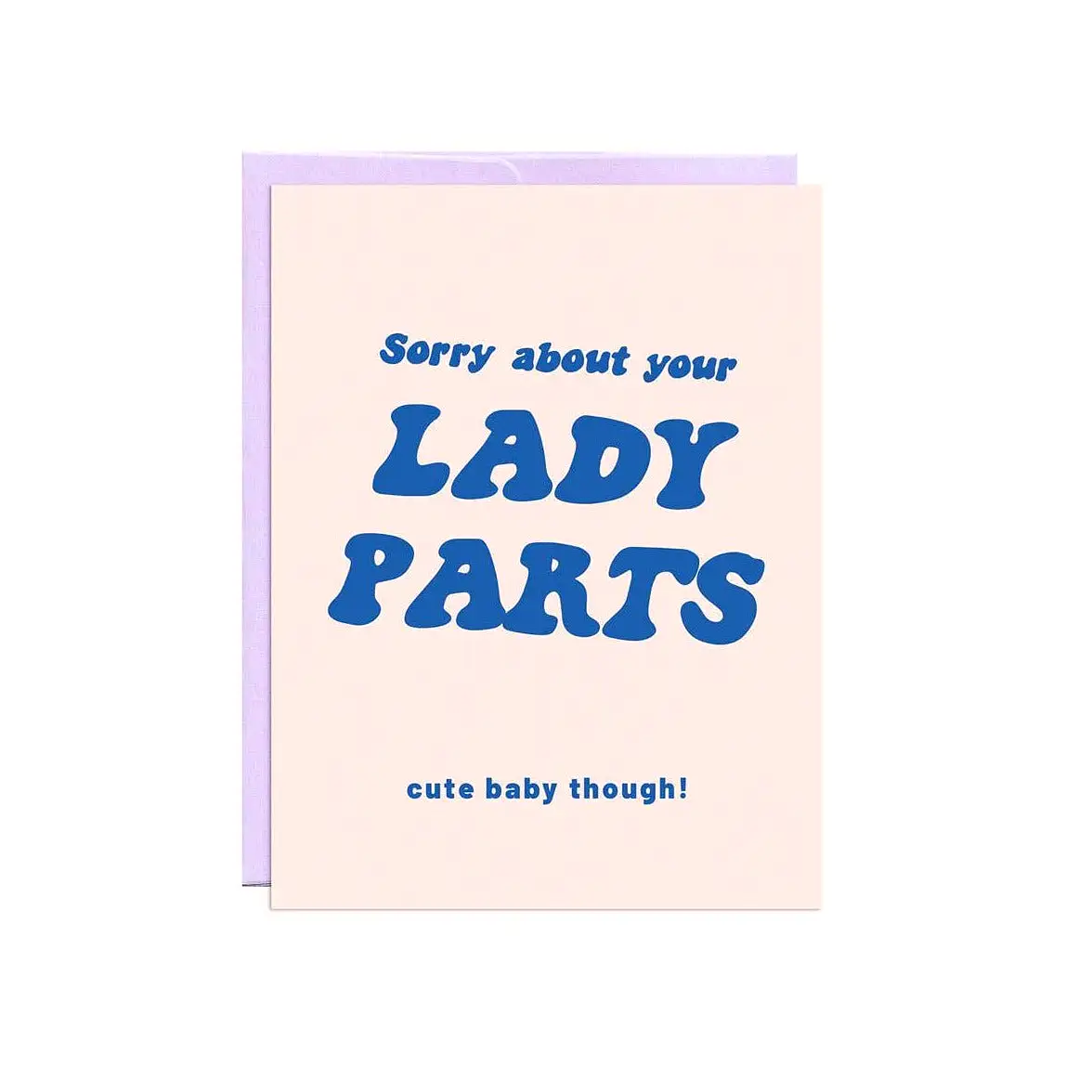 Lady Parts | Baby Card