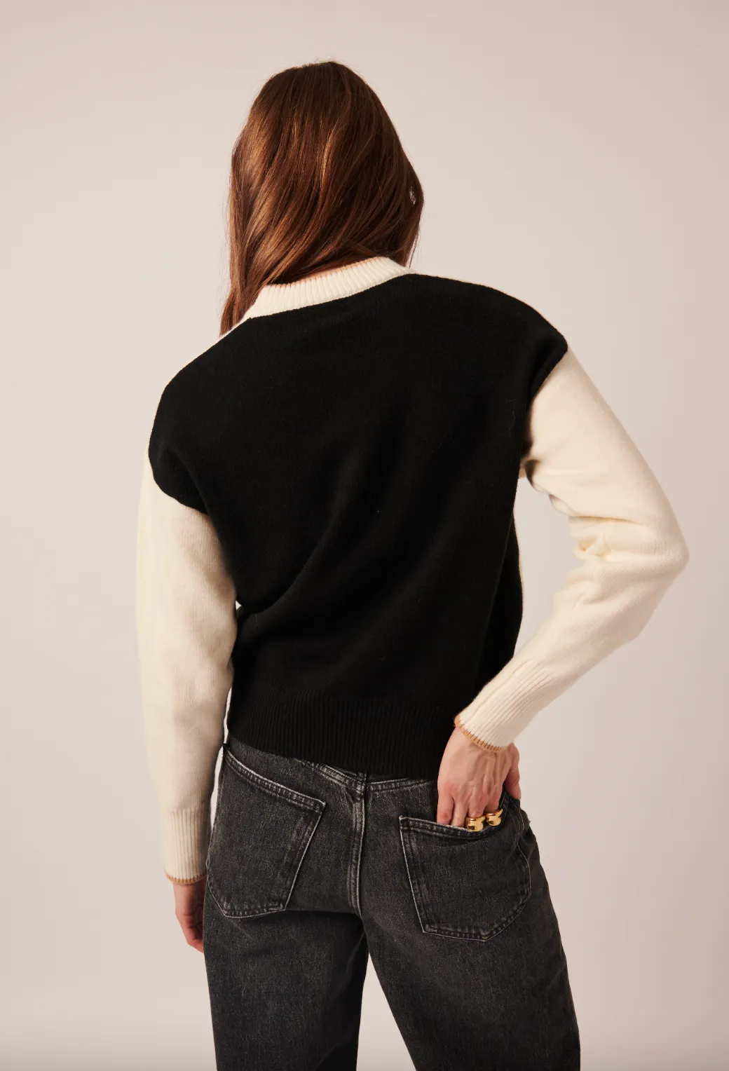 Leia Colorblock Sweater - Moonlight