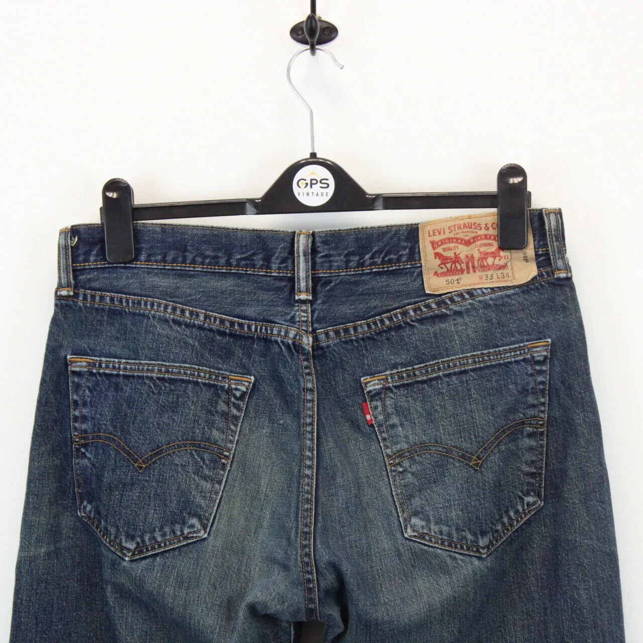 LEVIS 501 Jeans Mid Blue | W33 L34