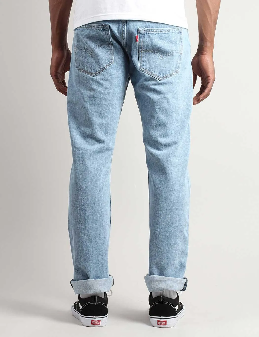 Levis 501 Straight Fit Jeans - Light Broken In