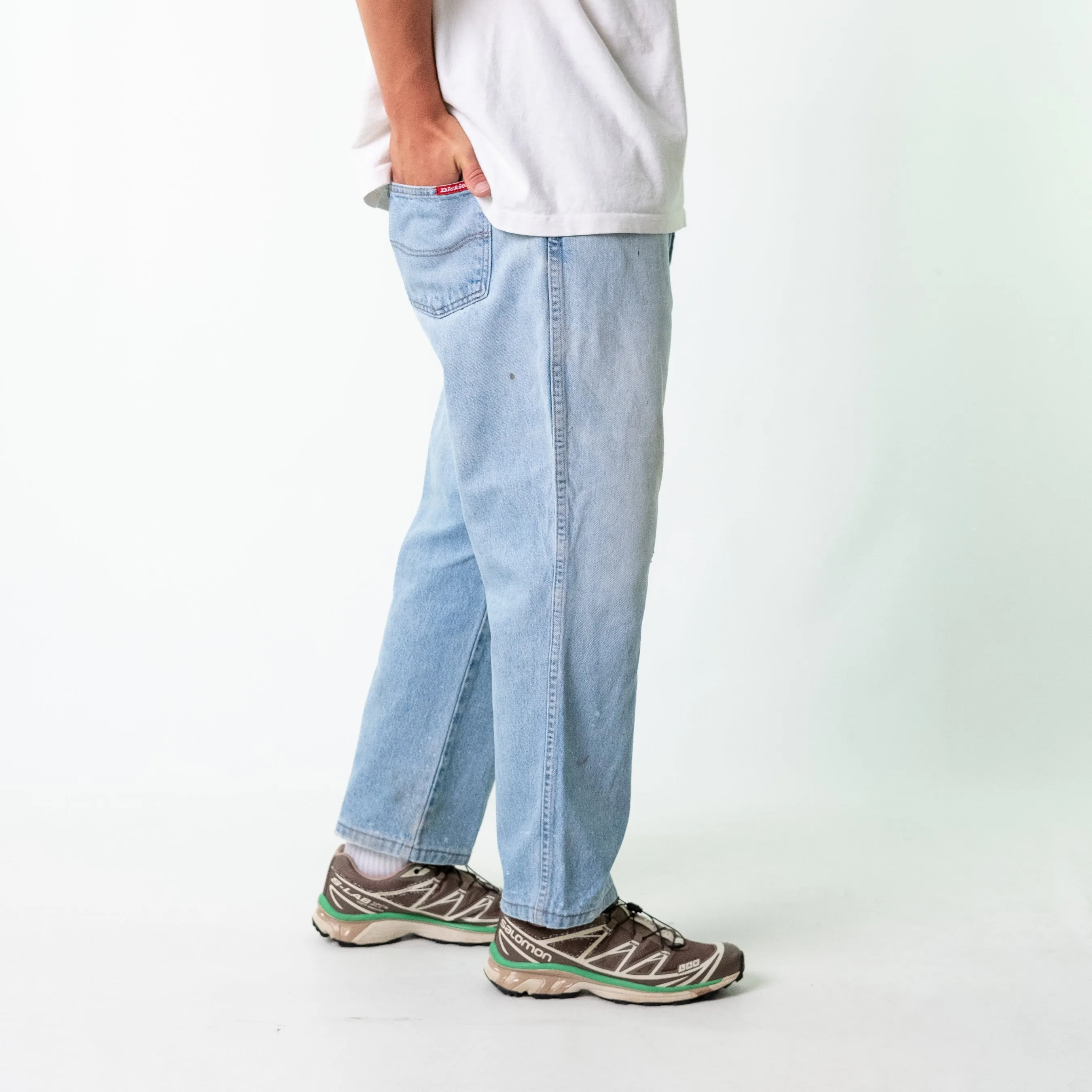 Light Blue 90s Carhartt Denim Jeans Baggy Pants (40x30)