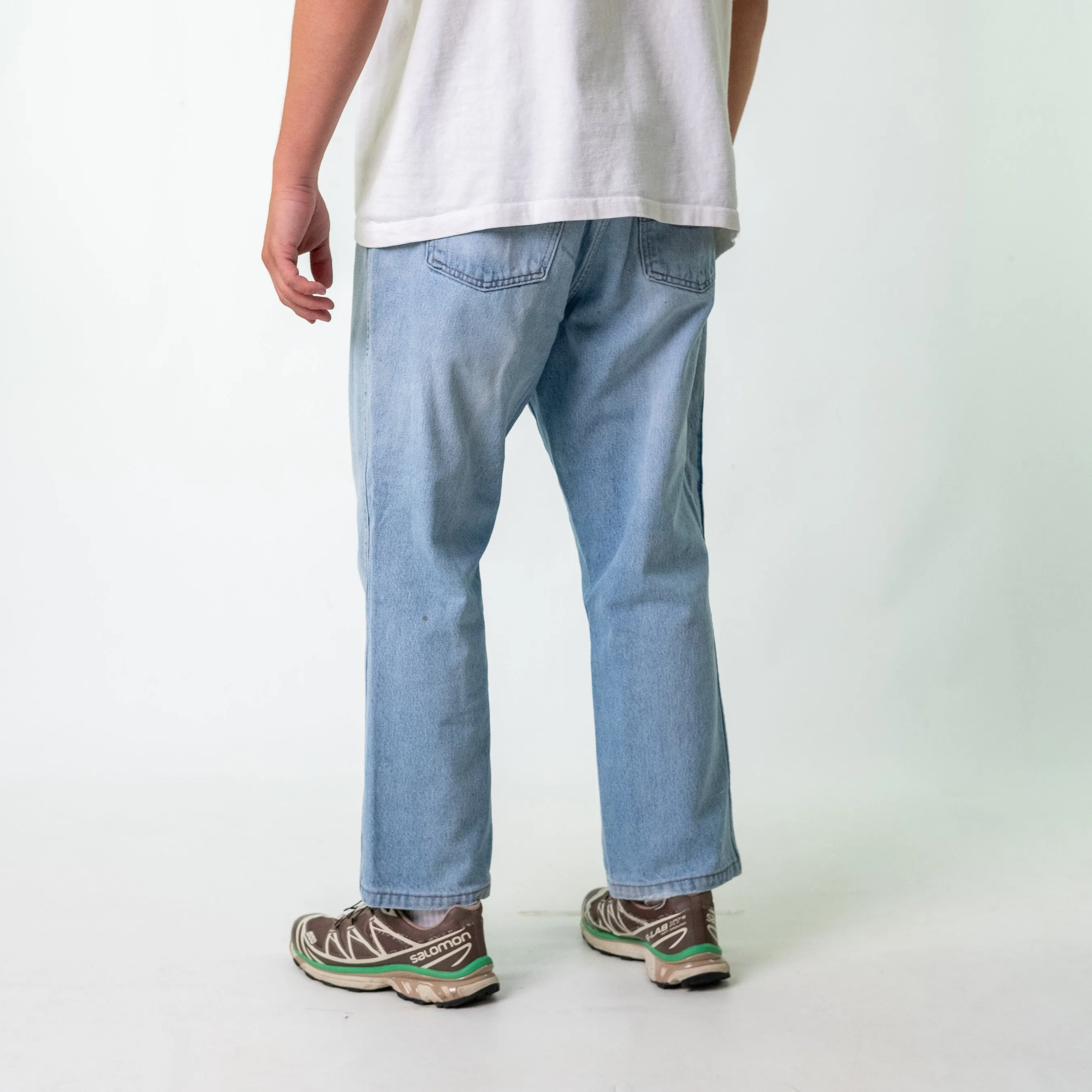 Light Blue 90s Carhartt Denim Jeans Baggy Pants (40x30)