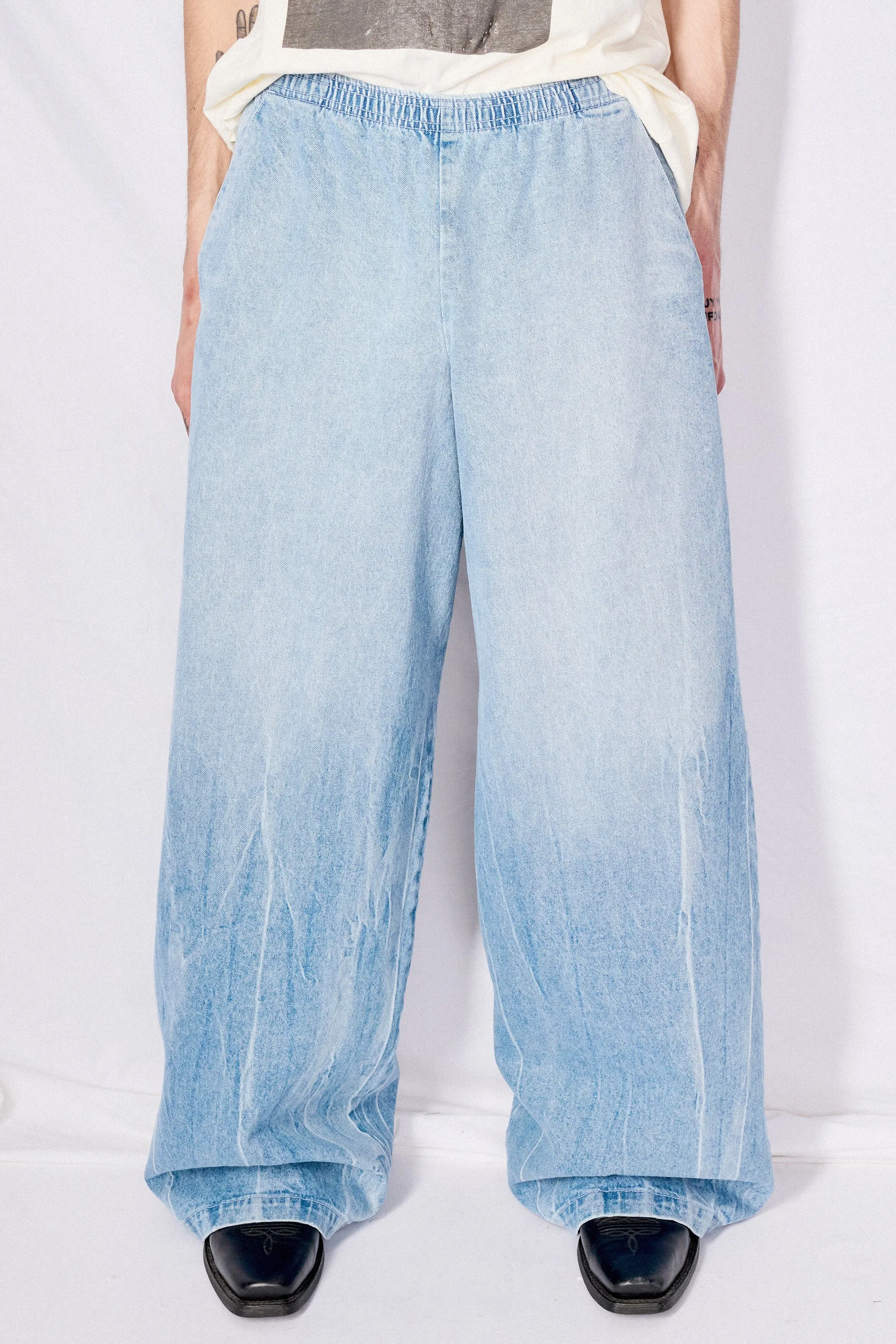 Light Wash Denim Standard Pant