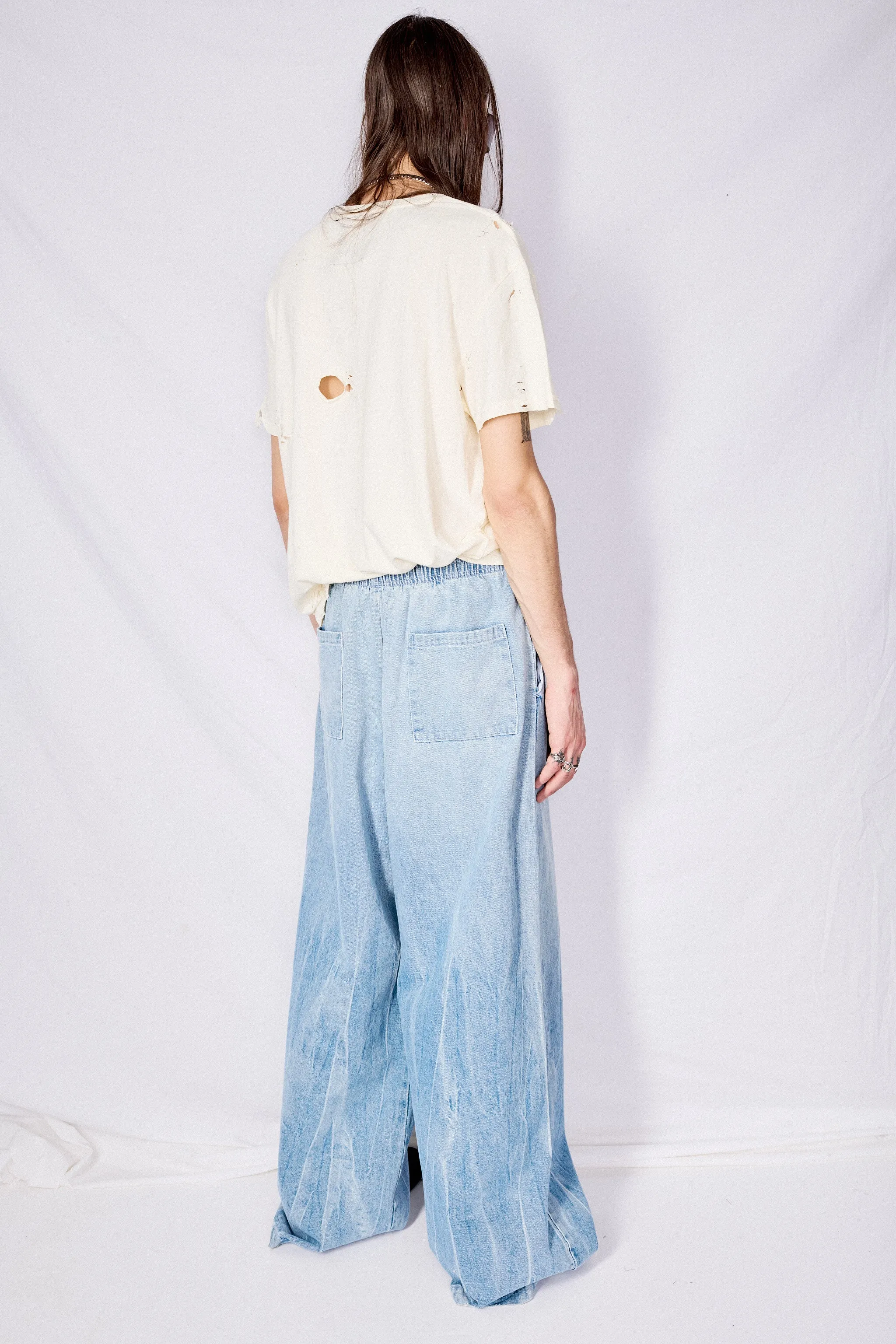 Light Wash Denim Standard Pant