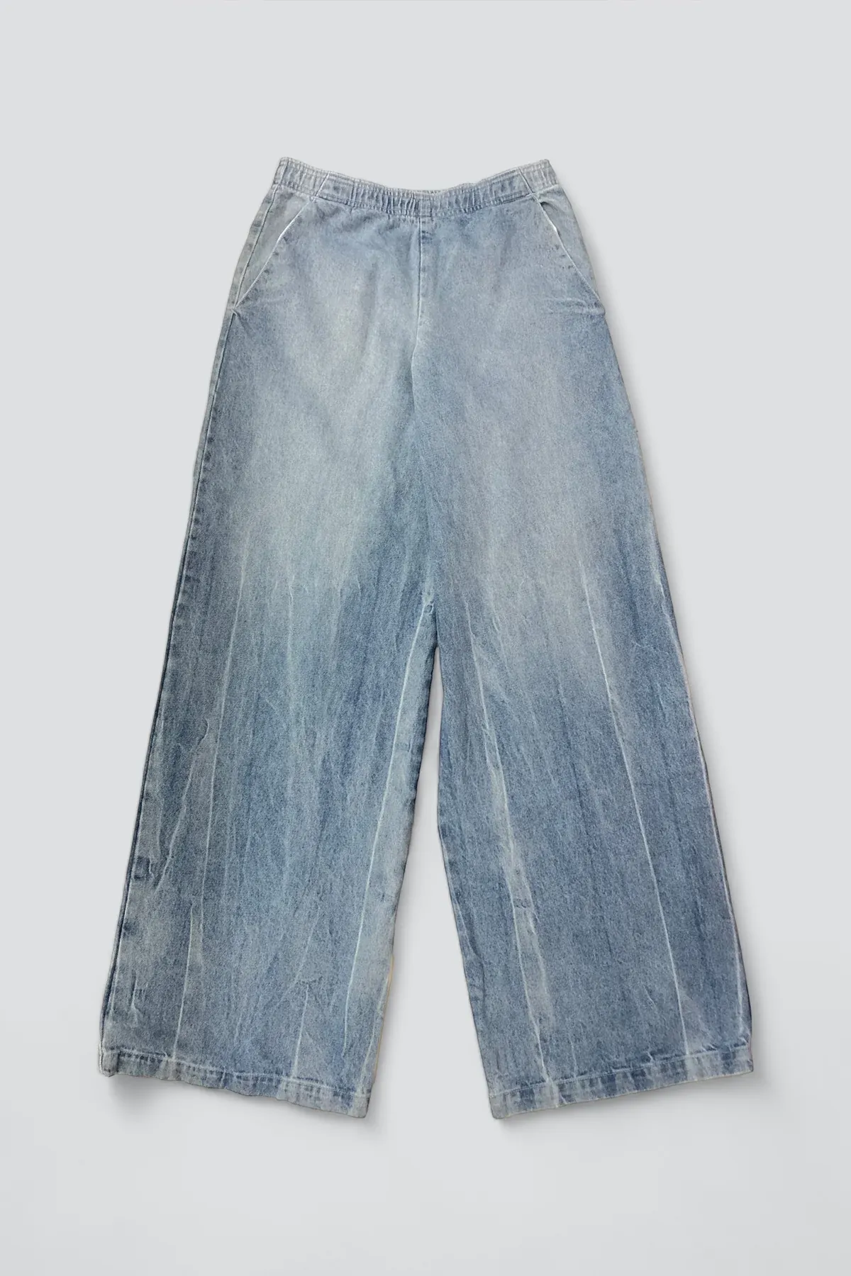 Light Wash Denim Standard Pant