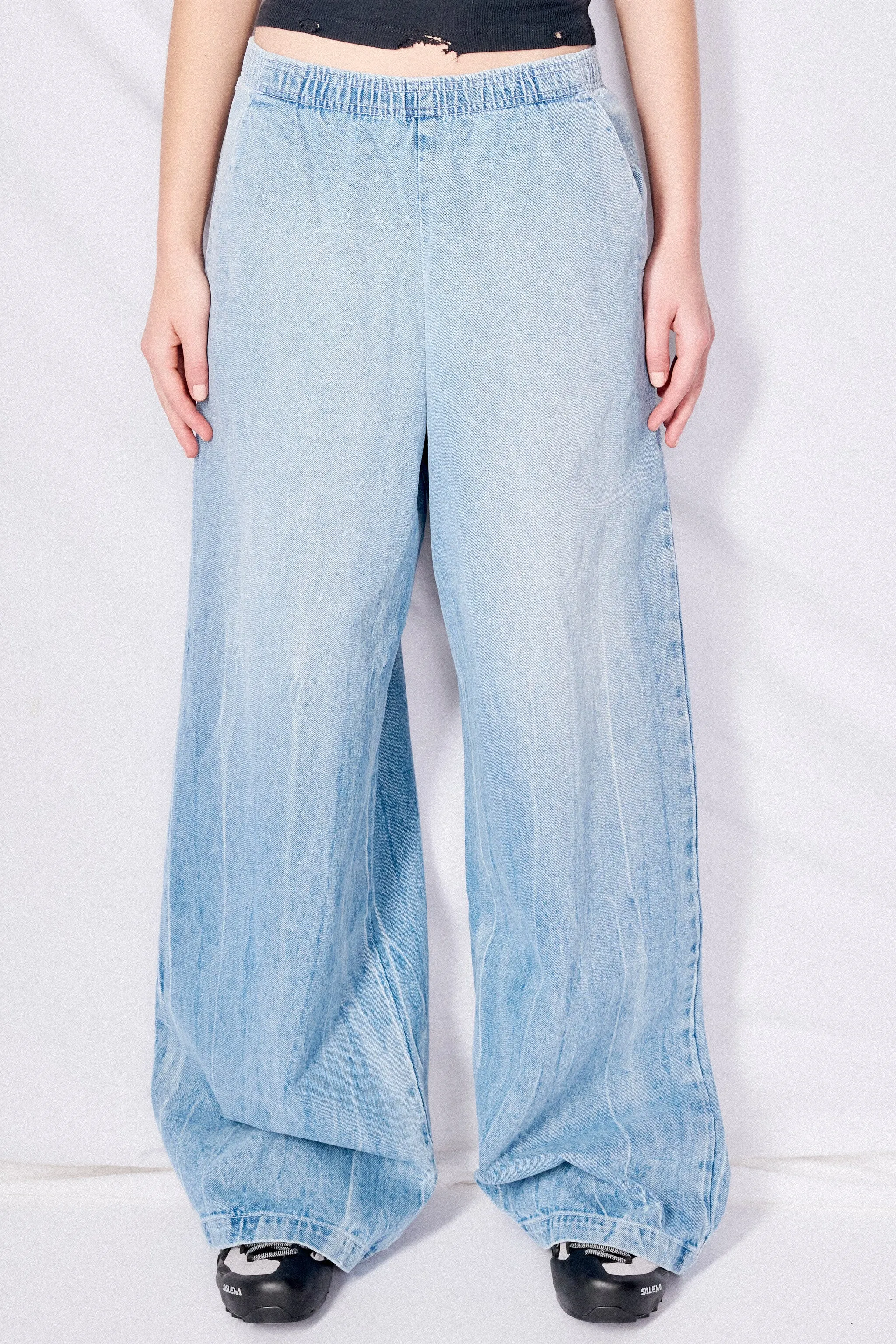 Light Wash Denim Standard Pant