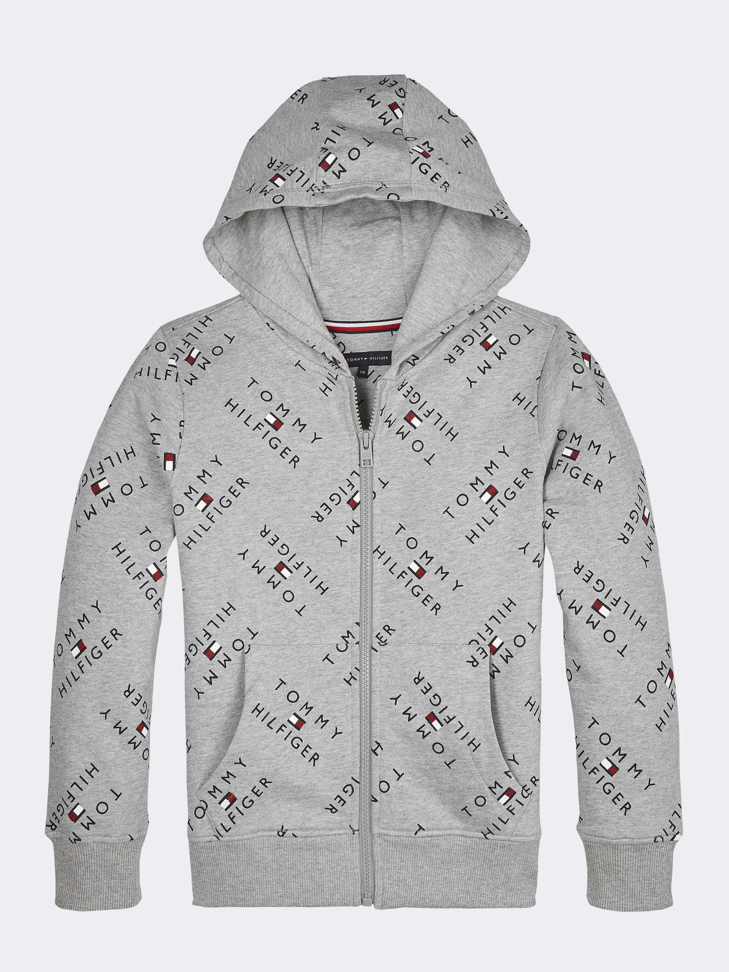 Logo Print Pure Cotton Hoodie | Sweatshirts & Hoodies | Tommy Hilfiger