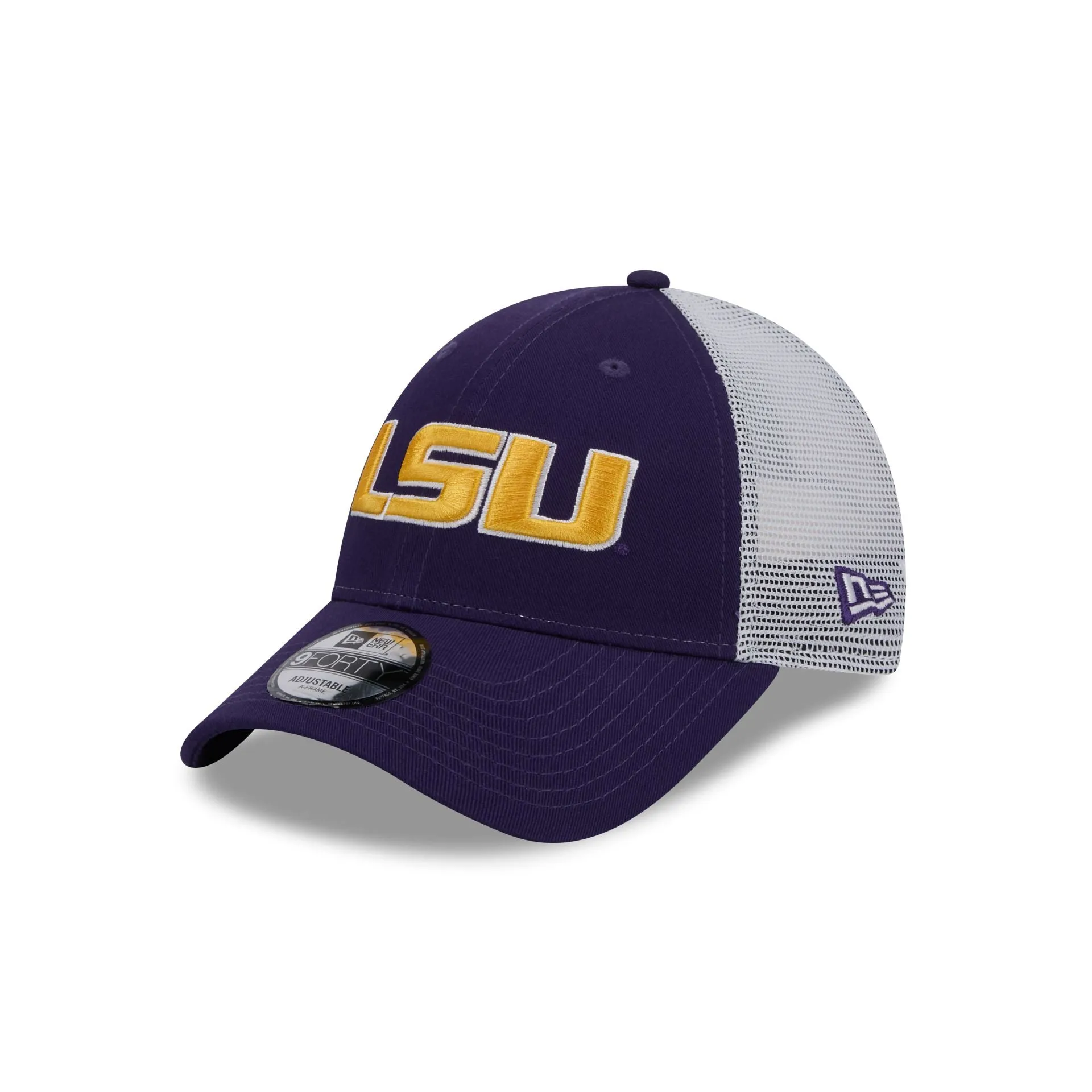 LSU Tigers Purple 9FORTY Trucker Hat