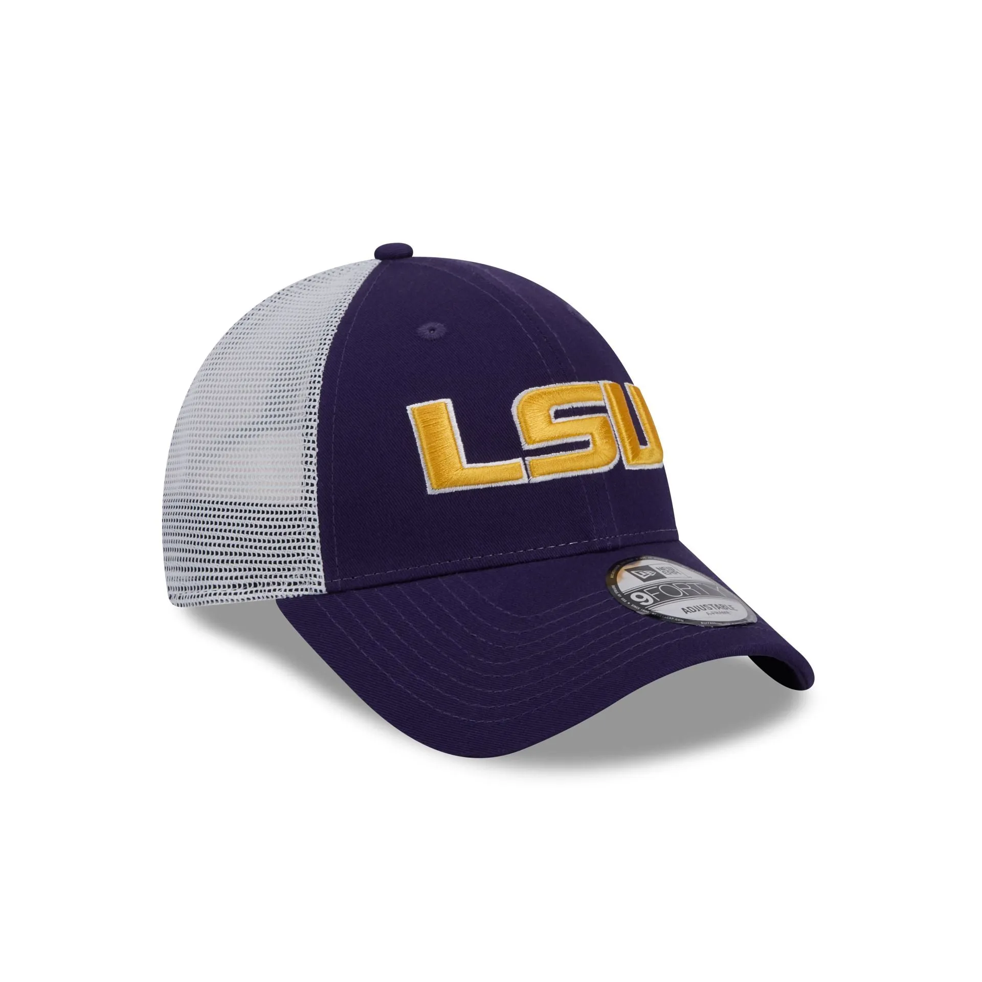 LSU Tigers Purple 9FORTY Trucker Hat