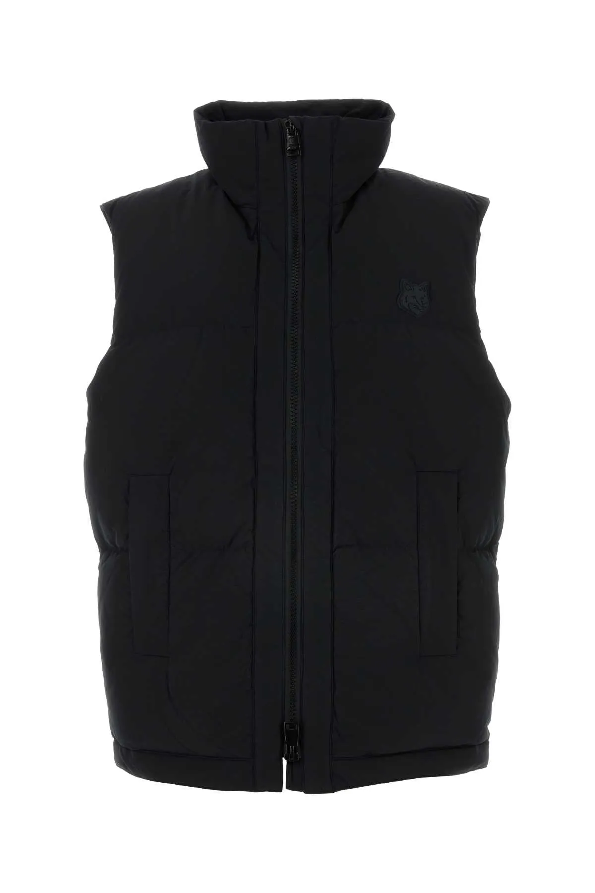 Maison Kitsune Black Polyester Down Jacket