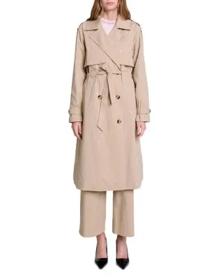 Maje Go Studs Trench Coat