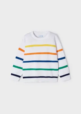 Max Boys Striped Sweater - Multicolor