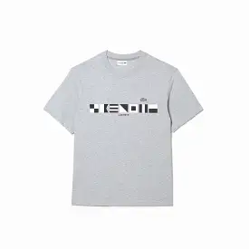 Men’s Relaxed Fit Print Tee (Grey)