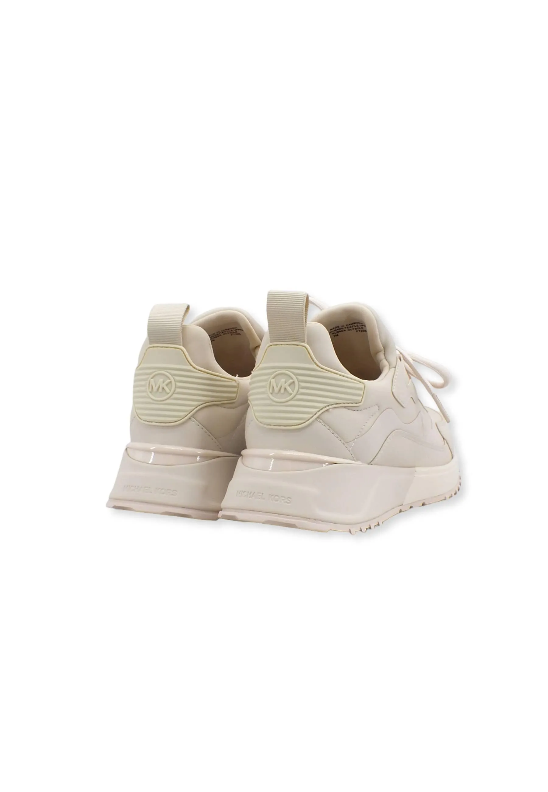 MICHAEL KORS Theo Sport Scuba Sneaker Donna Beige Lt Cream 43R2THFS3D