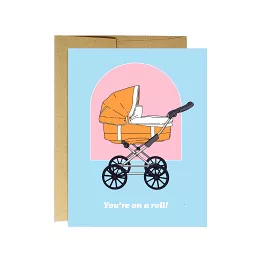 Mom On a Roll | Greeting Card