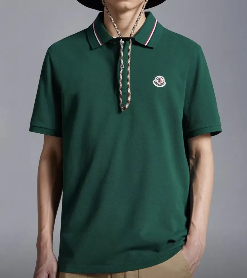 MONCLER  |Logo Patch Polo Shirt