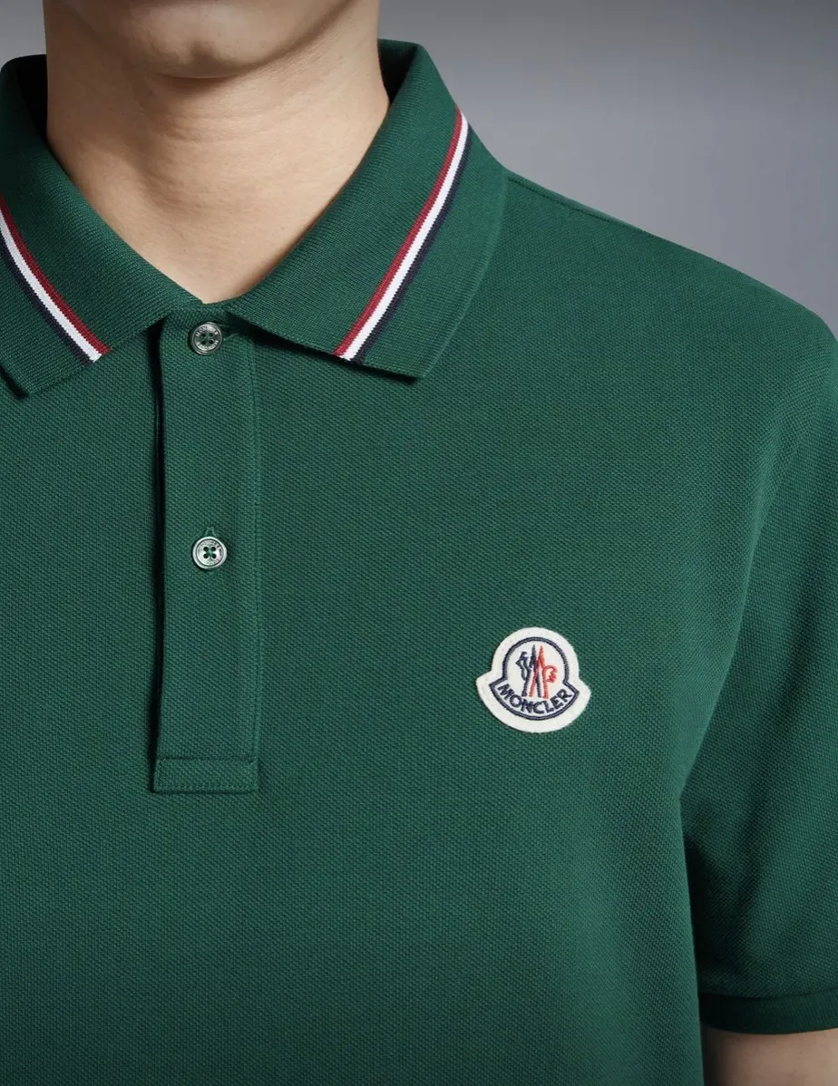 MONCLER  |Logo Patch Polo Shirt