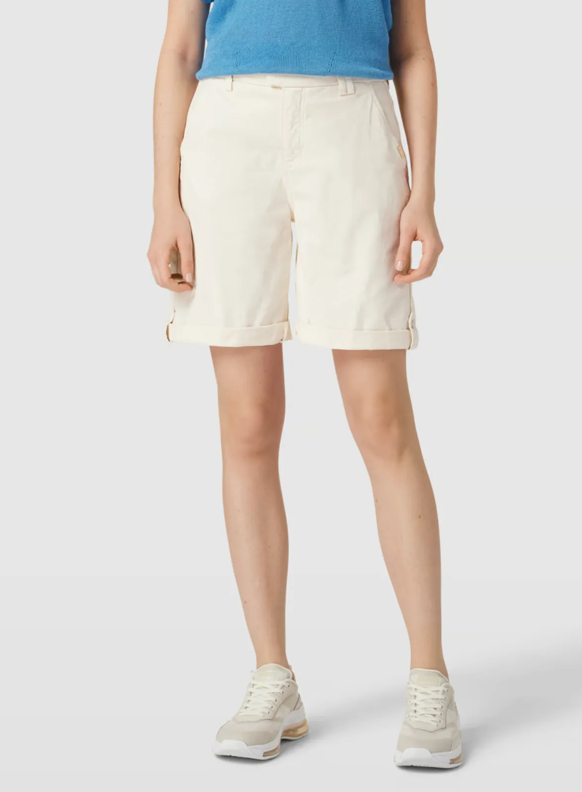 Mos Mosh - Jolanda Chino Shorts Pearled Ivory