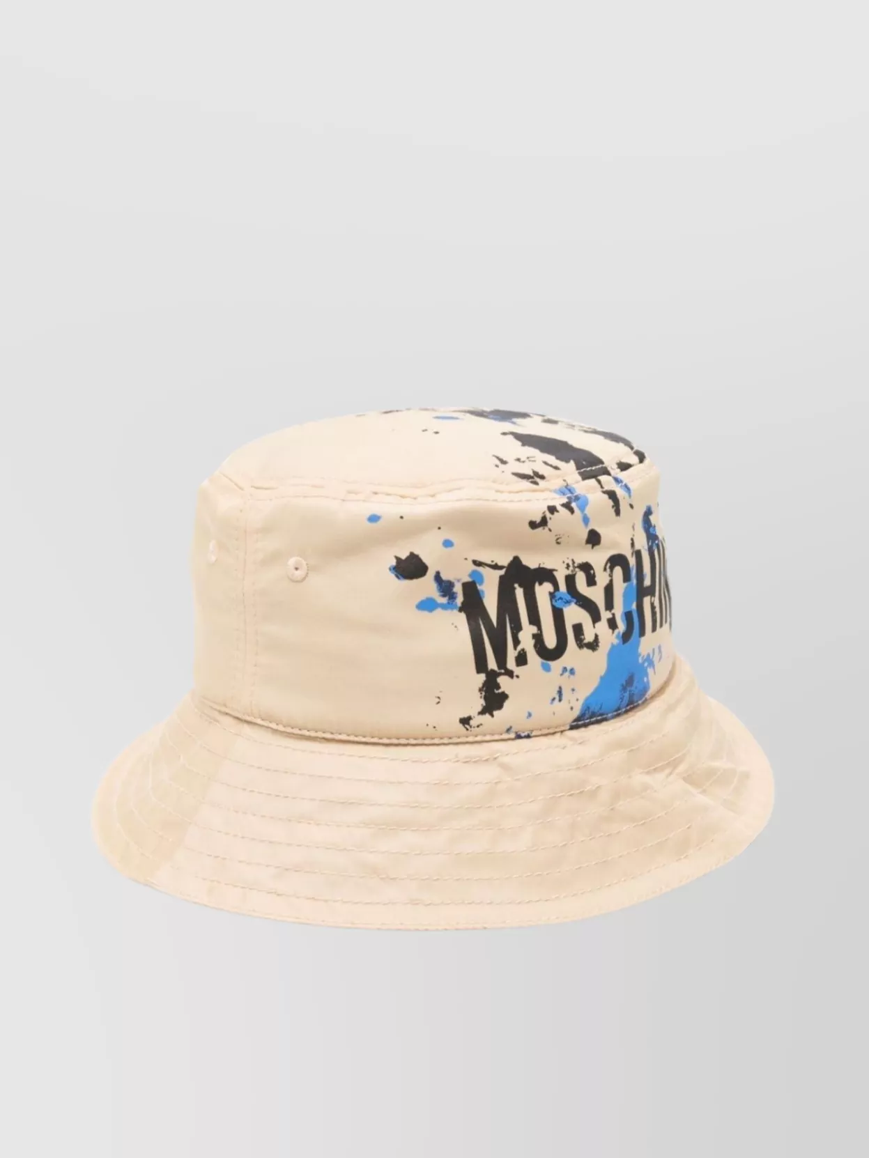 Moschino   Shell paint splatter bucket hat