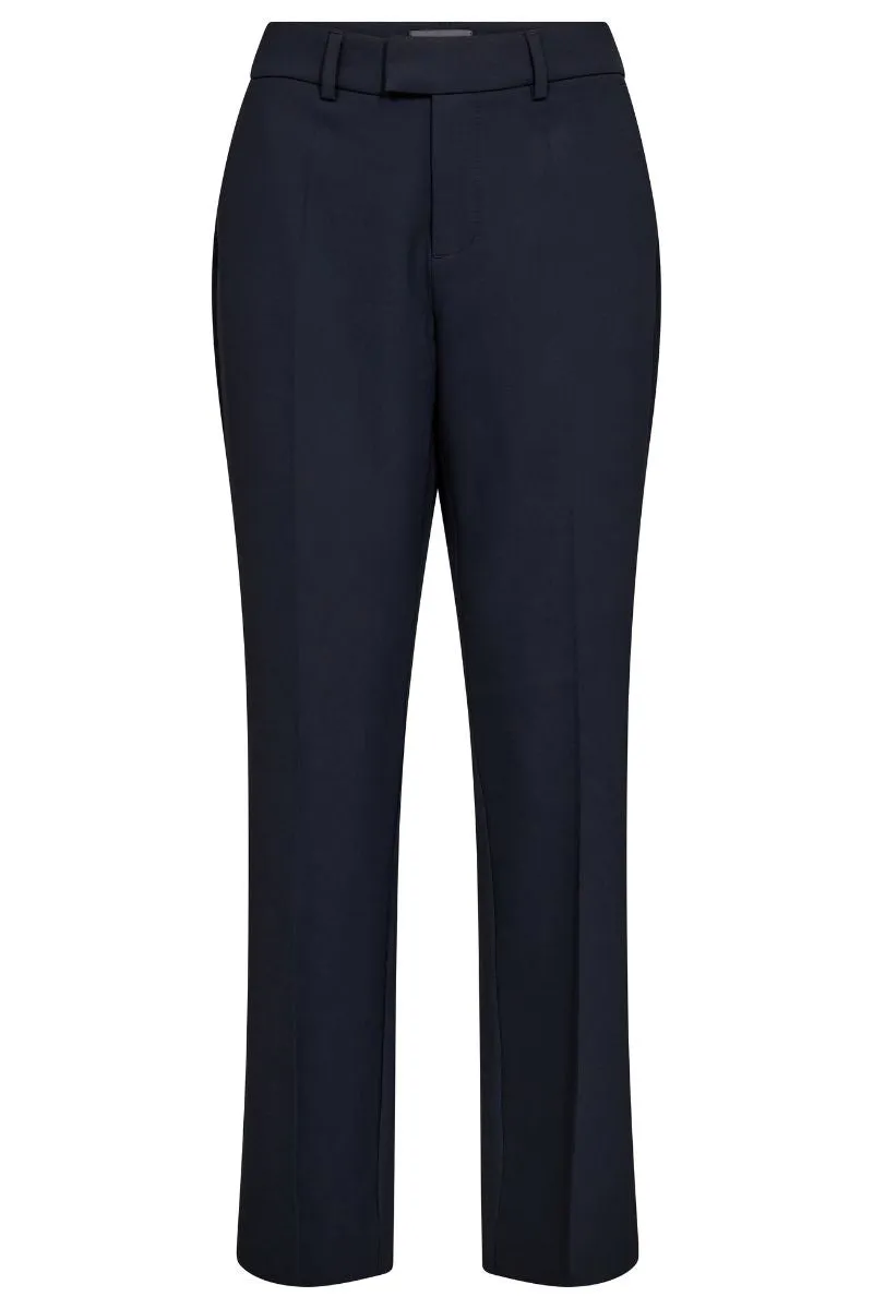 Myla Miley Pant Ankle | Salute Navy | Bukser fra Mos Mosh