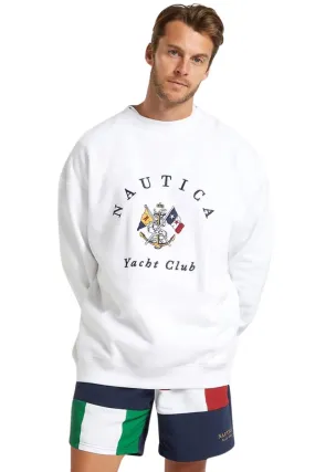 Nautica | Mens Lugger SweatShirt (White)