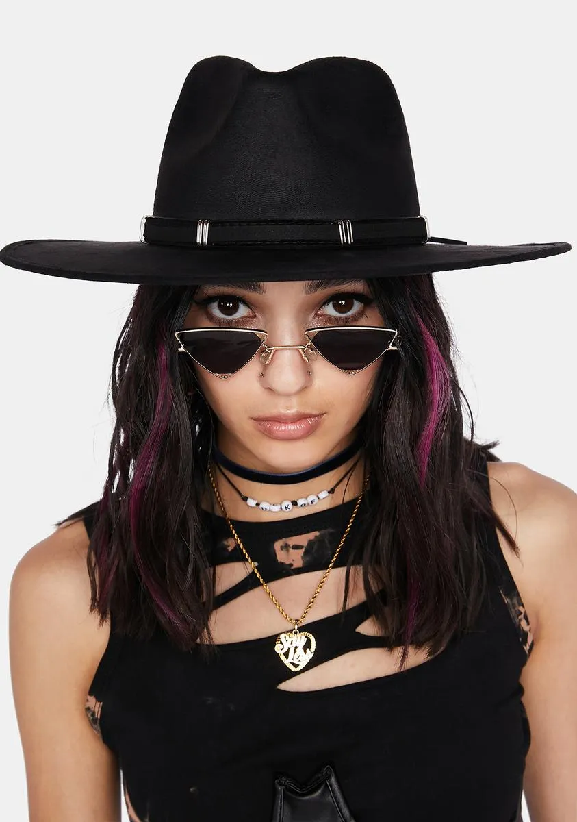 New Town Road Wide Brim Hat-