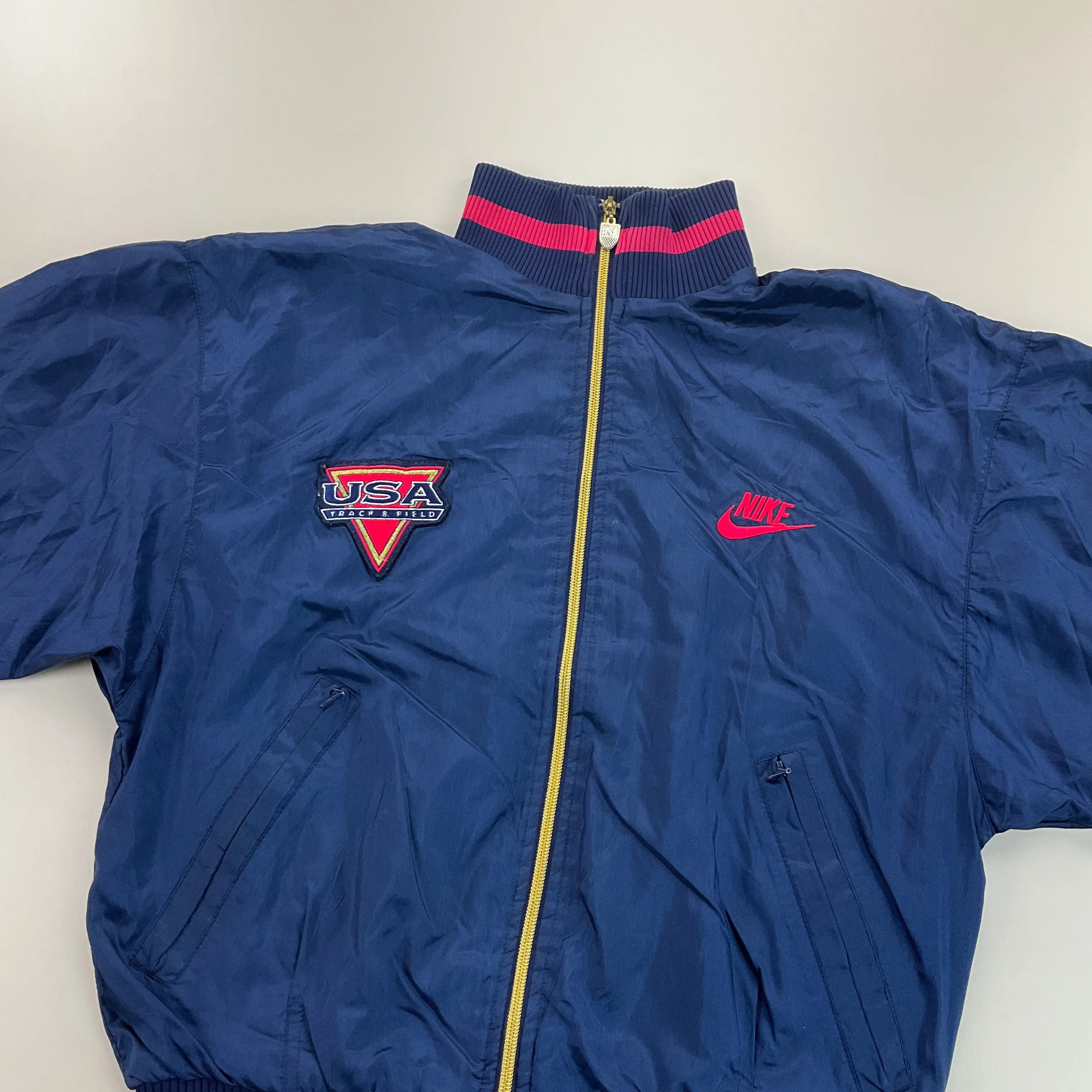 Nike 90s 'Track and Field USA' Jacket - Small